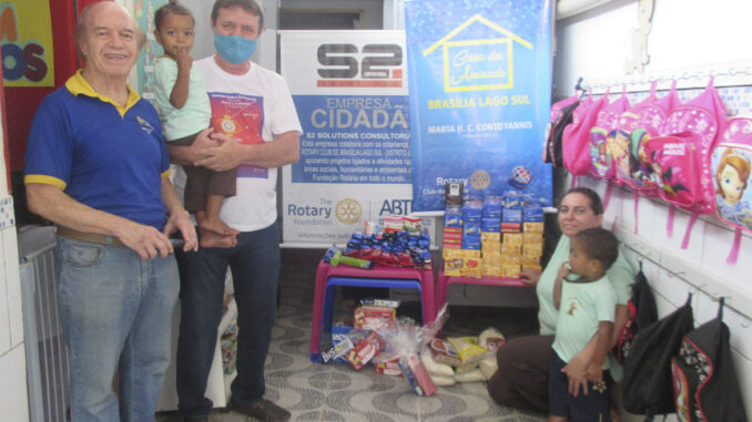 Campanha do Rotary Club Brasília Lago Sul beneficia creche da Estrutural